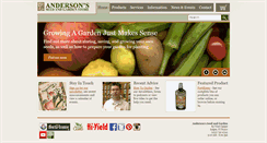 Desktop Screenshot of andersonseedandgarden.com
